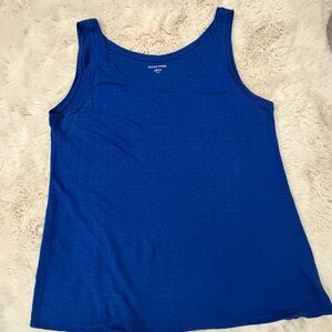 Eileen Fisher Cobalt Blue Scoop Neck Tank